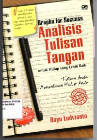 Image of Analisis tulisan tangan: Grapho for success