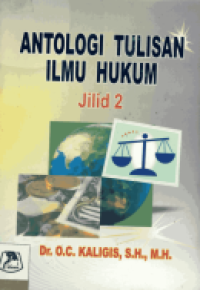 Image of ANTOLOGI TULISAN ILMU HUKUM: Jilid 2