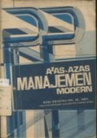 Image of Azas - azas manajemen modern