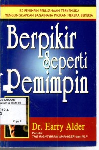 Image of BERPIKIR SEPERTI PEMIMPIN