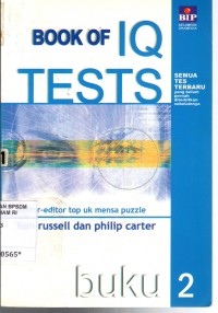 Image of BOOK OF IQ TESTS: BUKU 2