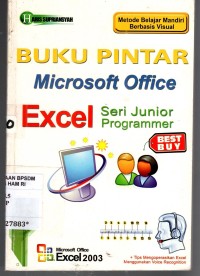 Image of BUKU PINTAR MICROSOFT OFFICE EXCEL SERI JUNIOR PROGRAMMER