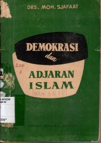 Image of Demokrasi dan adjaran islam