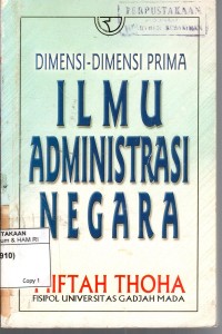 Image of Dimensi-dimensi prima : ilmu administrasi negara