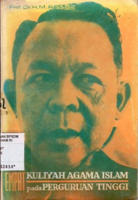 Image of Empat Kuliyah Agama Islam pada Perguruan Tinggi
