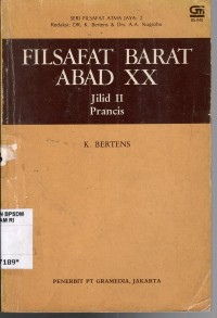 Image of FILSAFAT BARAT ABAD XX JILID II