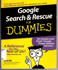 Image of GOOGLE SEARCH & RESCUE FOR DUMMIES