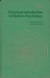 Image of HISTORICAL INTRODUCTION TO MODERN PSYCHOLOGY