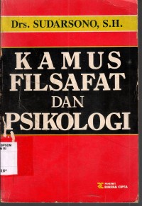 Image of KAMUS FILSAFAT DAN PSIKOLOGI