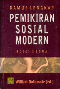 Image of Kamus lengkap pemikiran sosial modern edisi kedua