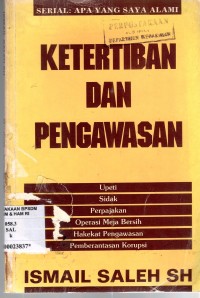 Image of KERTERTIBAN DAN PENGAWASAN
