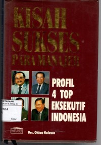 Image of KISAH SUKSES PARA MANAJER : PROFIL 4 TOP