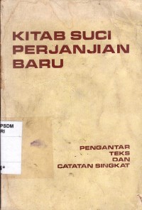 Image of Kitab suci perjanjian baru