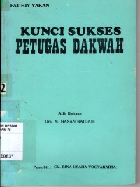 Image of Kunci sukses petugas dakwah