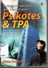 Image of Latihan Pengkayaan dan Pemantapan Psikotes dan Tpa
