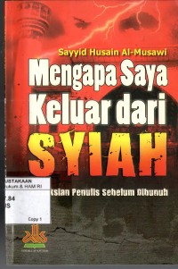 Image of Mengapa saya keluar dari syiah