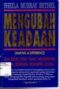 Image of MENGUBAH KEADAAN ( MAKING A DIFFERENCE )