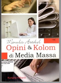 Image of MENULIS ARTIKEL OPINI & KOLOM DI MEDIA MASSA