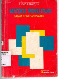 Image of METODE PENELITIAN DALAM TEORI DAN PRAKTEK