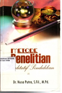 Image of Metode Penelitian Kualitatif Pendidikan