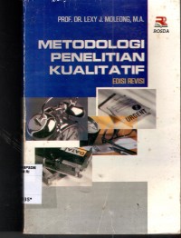 Image of Metodologi penelitian kualitatif ( Edisi revisi )