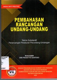 Image of MODUL BEST PRACTICE: Pembahasan Rancangan Undang-Undang