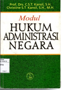 Image of Modul Hukum Administrasi Negara