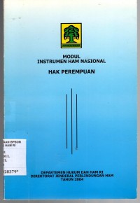 Image of Modul instrumen HAM nasional : Hak Perempuan