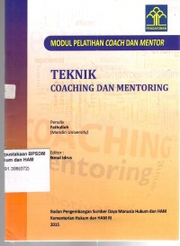 Image of MODUL PELATIHAN COACH DAN MENTOR: Teknik coaching dan mentoring