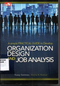 Image of ORGANIZATION DESIGN AND JOB ANALYSIS