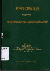 Image of Pedoman tentang pemeriksaankas & barang negara