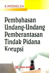 Image of Pembahasan Undang-undang Pemberantasan Tindak Pidana Korupsi