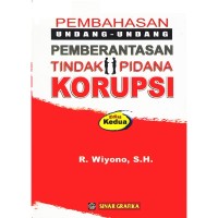 Image of Pembahasan Undang-undang Pemberantasan Tindak Pidana Korupsi