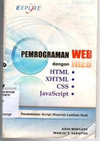 Image of PEMROGRAMAN WEB DENGAN ; HTML, XHTML, CSS, JavaScript