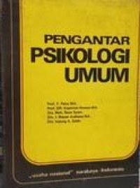 Image of PENGANTAR PSIKOLOGI UMUM