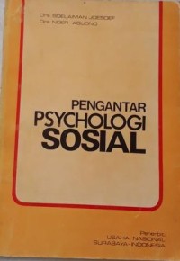 Image of PENGANTAR PSYCHOLOGI SOSIAL