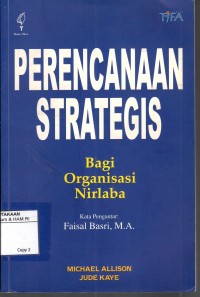 Image of PERENCANAAN STRATEGIS : Bagi Organisasi Nirlaba