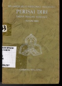 Image of PERISAI DIRI: Dasar Tangan Kosong
