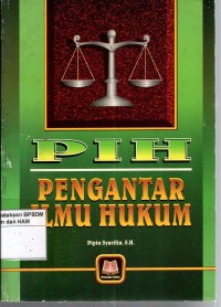 Image of PIH: Pengantar Ilmu Hukum