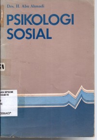 Image of PSIKOLOGI SOSIAL