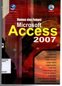 Image of RUMUS DAN FUNGSI MICROSOFT ACCESS 2007