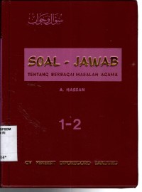 Image of Soal-jawab : tentang masalah agama