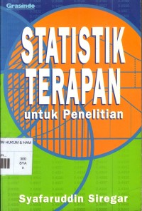 Image of Statistik terapan untuk penelitian