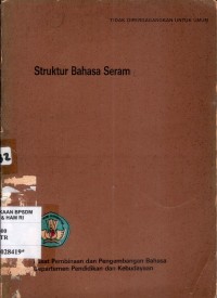 Image of Struktur bahasa seram