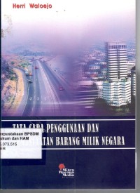 Image of TATA CARA PENGGUNAAN DAN PEMANFAATAN BARANG MILIK NEGARA
