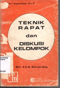 Image of TEKNIK RAPAT dan DISKUSI KELOMPOK