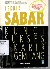 Image of Teknik sabar kunci sukses karir gemilang