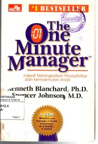 Image of THE ONE MINUTE MANAGER : Manajer Satu Menit