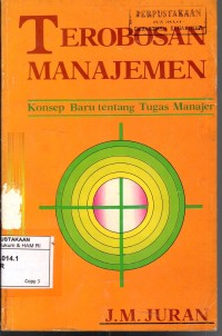 Image of TROBOSAN MANAJEMEN : Konsep Baru tentang Tugas Manajer