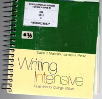 Image of WRITING INTENSIVE: Essensials For Collage Writers